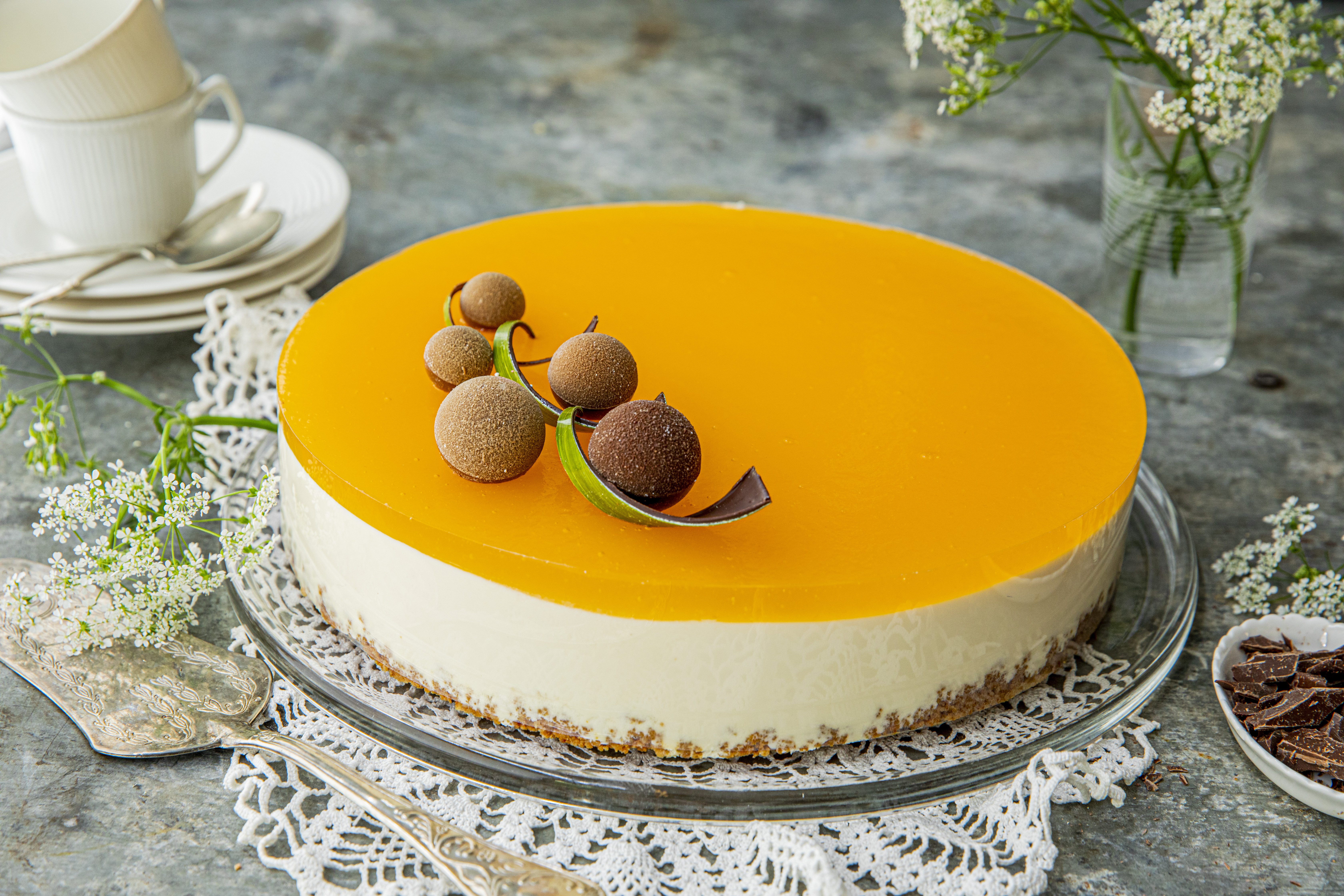 Ostekake med pasjonsfrukt 20bit