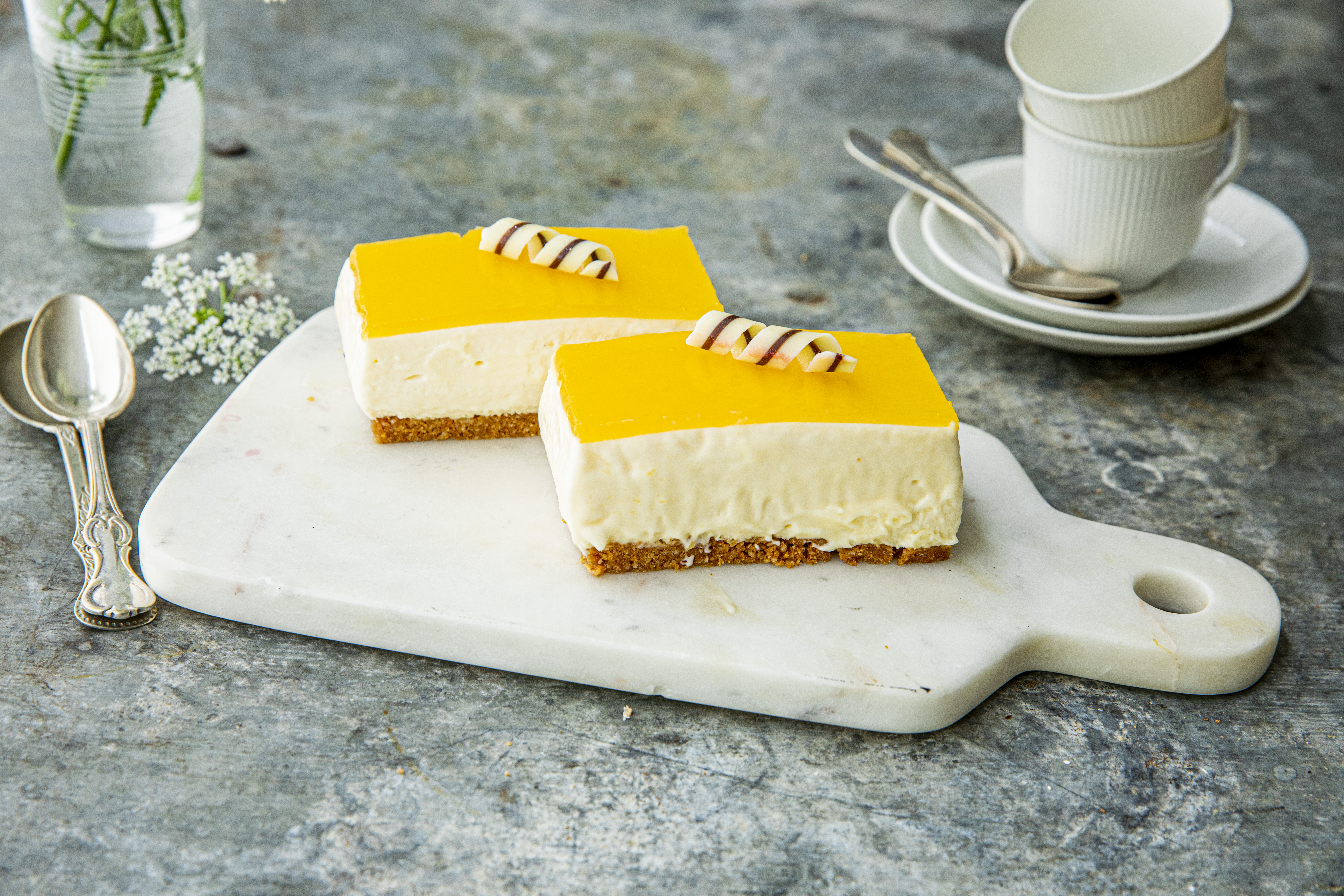 Ostekake med pasjonsfrukt 2pk