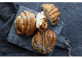 Kanelknute butikkstekt