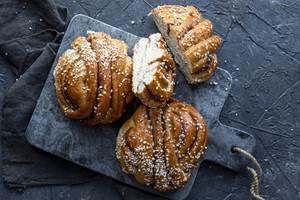 Kanelknute butikkstekt