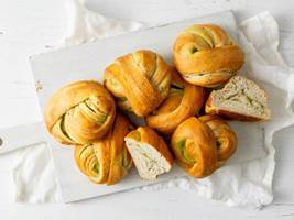 Knute med pistasjsmak